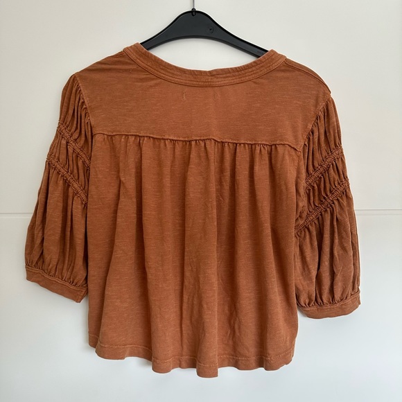 Free People Tan Boho Blouse - Picture 4 of 4